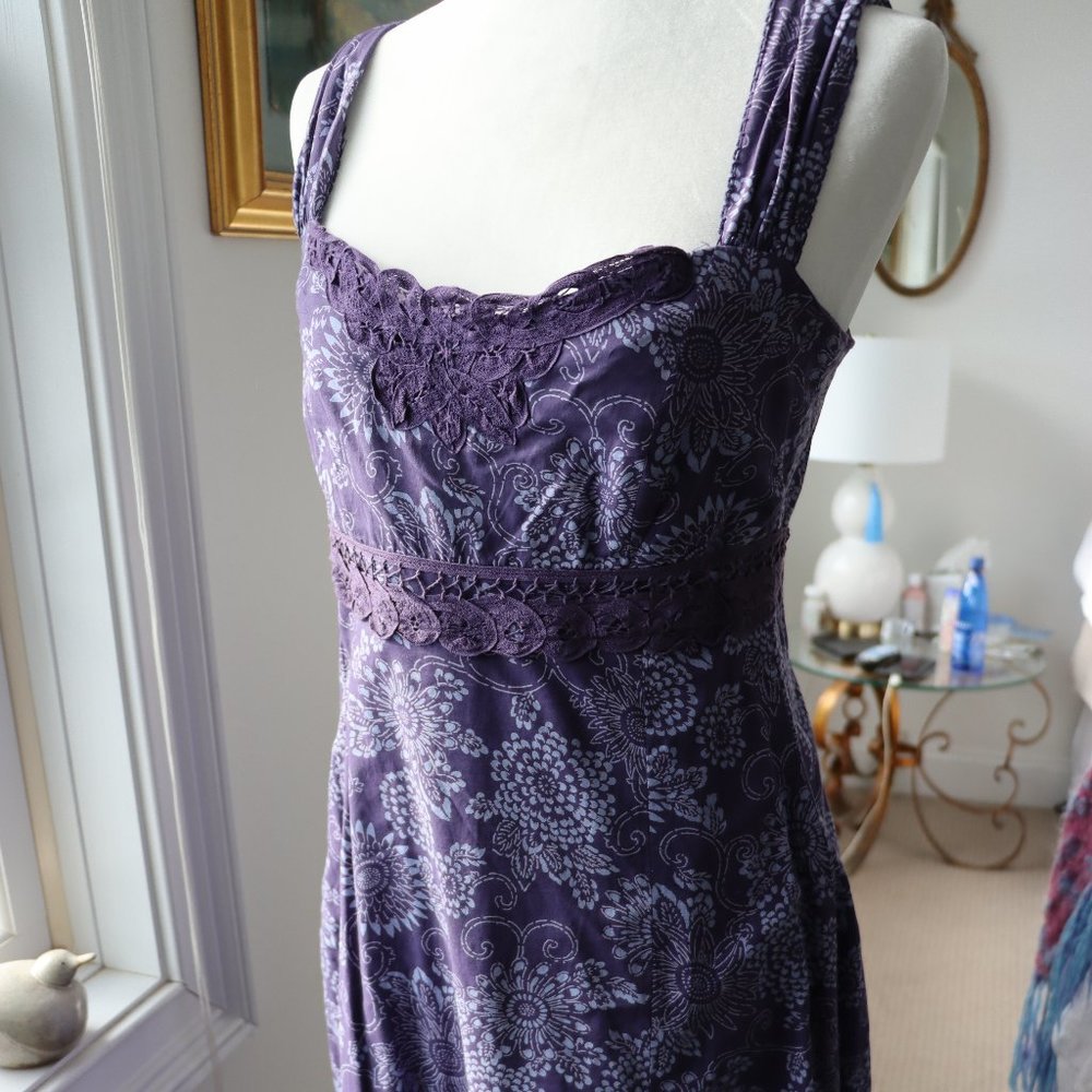 Intuitions midi Purple Dress